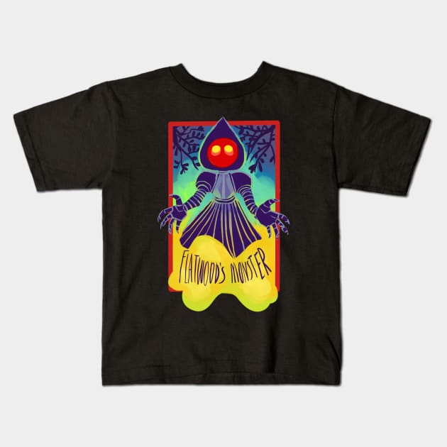 The Flatwood's Monster Emerges!! Kids T-Shirt by revenantwyrm